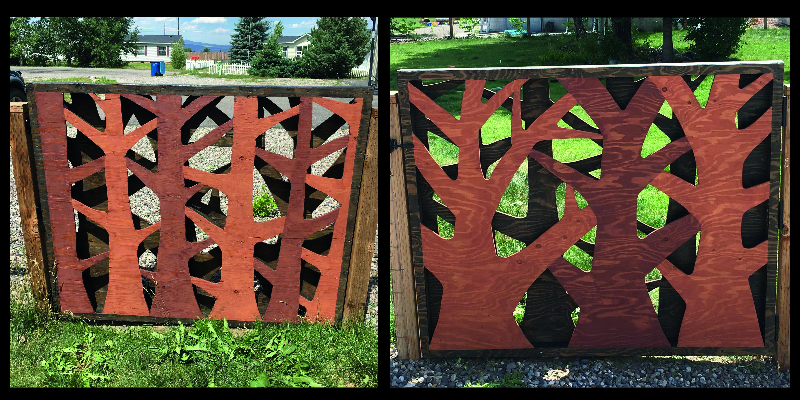 Custom Gate created by Helpful Hammer of Belgrade, MT.